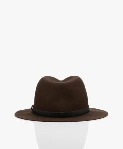 Rag & Bone Wollen Floppy Fedora Packable Hoed - Bruin Mêlee -Boetiek Modewinkel 27ad3434 f87a 4f7b 9536 027d4cfc5692 04