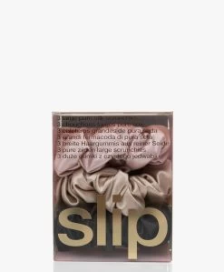 Slip™ 3-Pack Large Zijden Scrunchies - Zwart/Beige/Roze -Boetiek Modewinkel 308b9406 c9f9 4c90 818c 0ebc362993a3 04