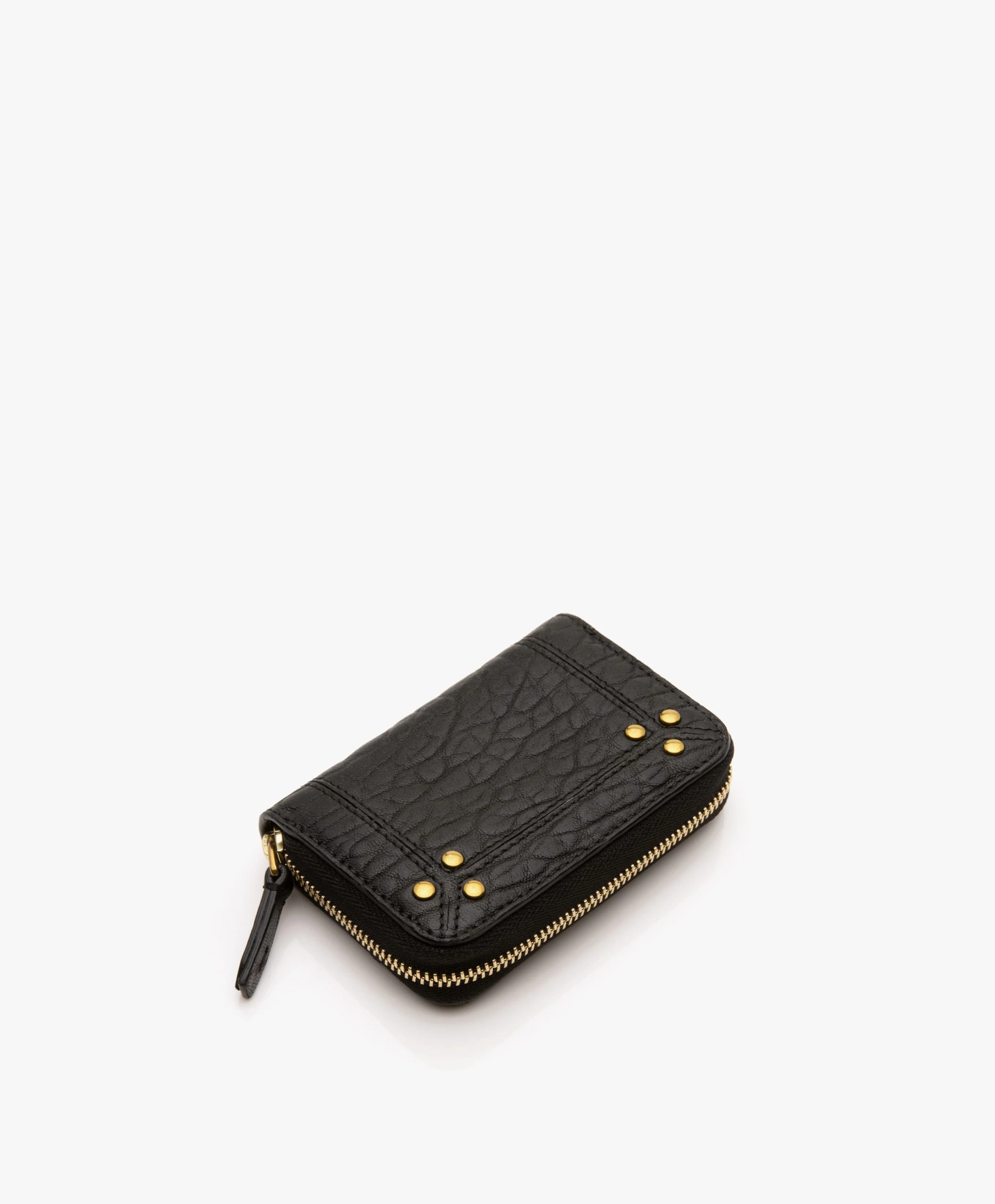 Jérôme Dreyfuss Jerome Dreyfuss Henri Lamsleren Mini Portemonnee - Zwart 9 Jérôme Dreyfuss Jerome Dreyfuss Henri Lamsleren Mini Portemonnee - Zwart - Afbeelding 7