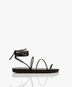 Ancient Greek Sandals Du Nappa Leren Sandalen - Zwart