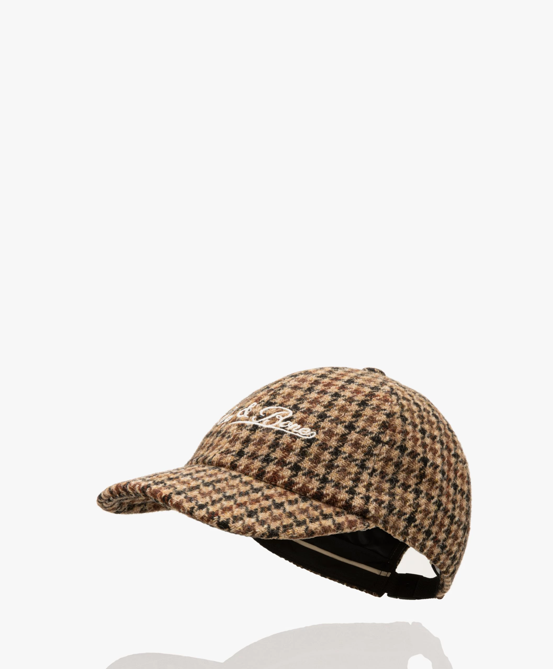 Rag & Bone Rb Heritage Pied-De-Poule Baseball Cap - Bruin 3 Rag & Bone Rb Heritage Pied-De-Poule Baseball Cap - Bruin