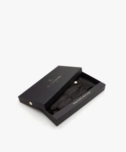 Rhanders Cecilia Lamsleren Handschoenen Met Rib Details - Zwart -Boetiek Modewinkel 35c8268f 754f 4e65 8749 31fd1e81c190 04