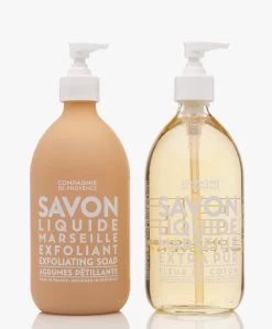 Compagnie De Provence All You Need Is Soap Ritual Set - Cotton Flower/Exfoliating