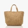 Vanessa Bruno Grote Raffia Shopper - Naturel