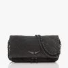 Zadig & Voltaire Rock Suède Schoudertas/Clutch - Blauwgrijs -Boetiek Modewinkel 3b75a22b e456 45c8 aade d90e51e64d25 07