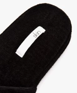 Skin Kyoto Katoenen Terry Slippers - Zwart -Boetiek Modewinkel 42efbcce 476e 4e24 a64e 3b9b51b28e52 43