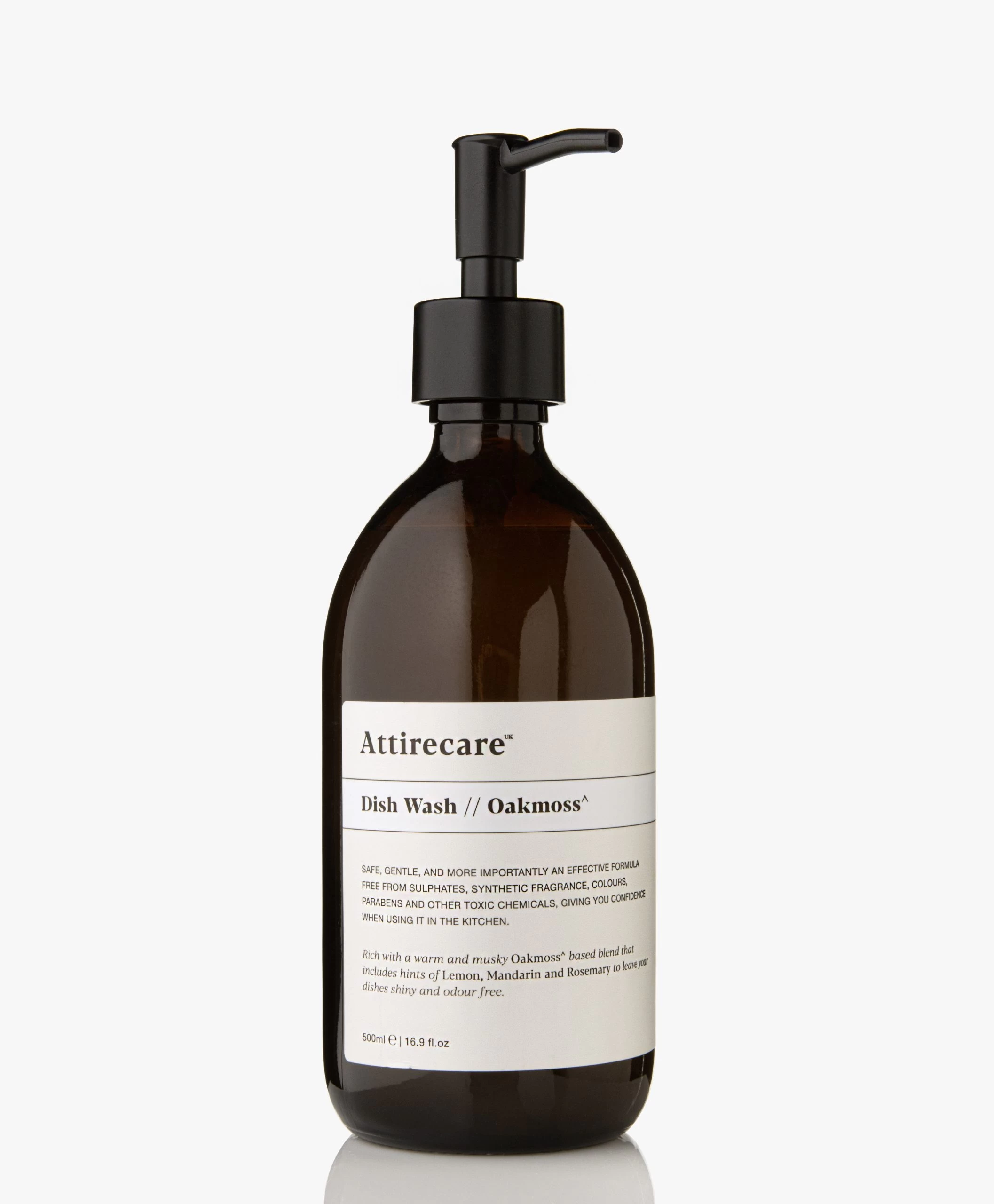 Attirecare Hydraterend Afwasmiddel - Oakmoss 500Ml 3 Attirecare Hydraterend Afwasmiddel - Oakmoss 500Ml