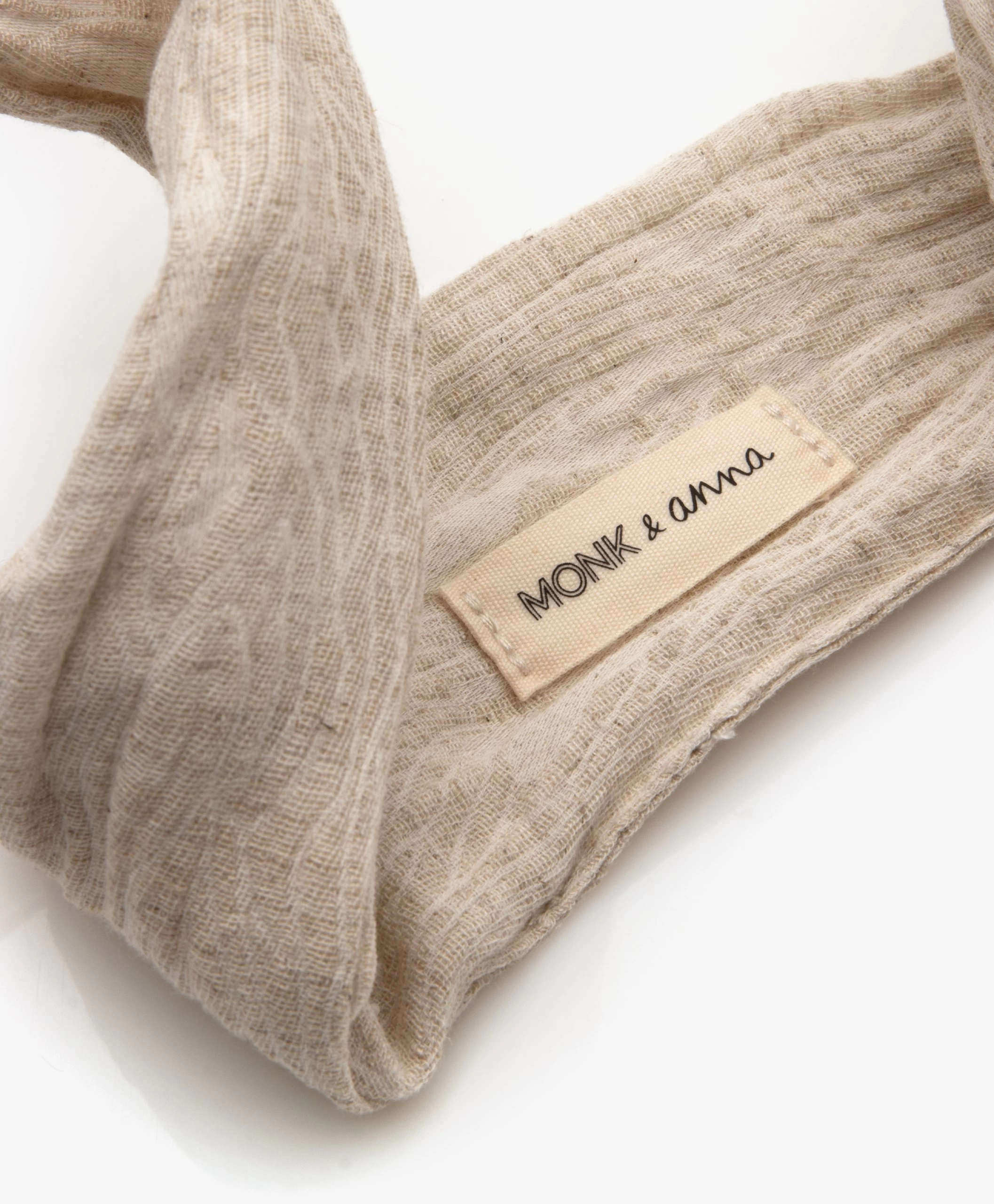 Monk & Anna Linnen Haarband - Dunes 5 Monk & Anna Linnen Haarband - Dunes - Afbeelding 3