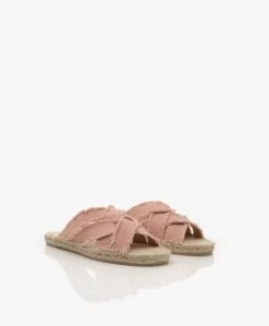 Castañer Pilita Gevlochten Jute Slippers - Rosa Empolvado -Boetiek Modewinkel 447fdc1b 9266 4217 8f38 cb457a129395 124