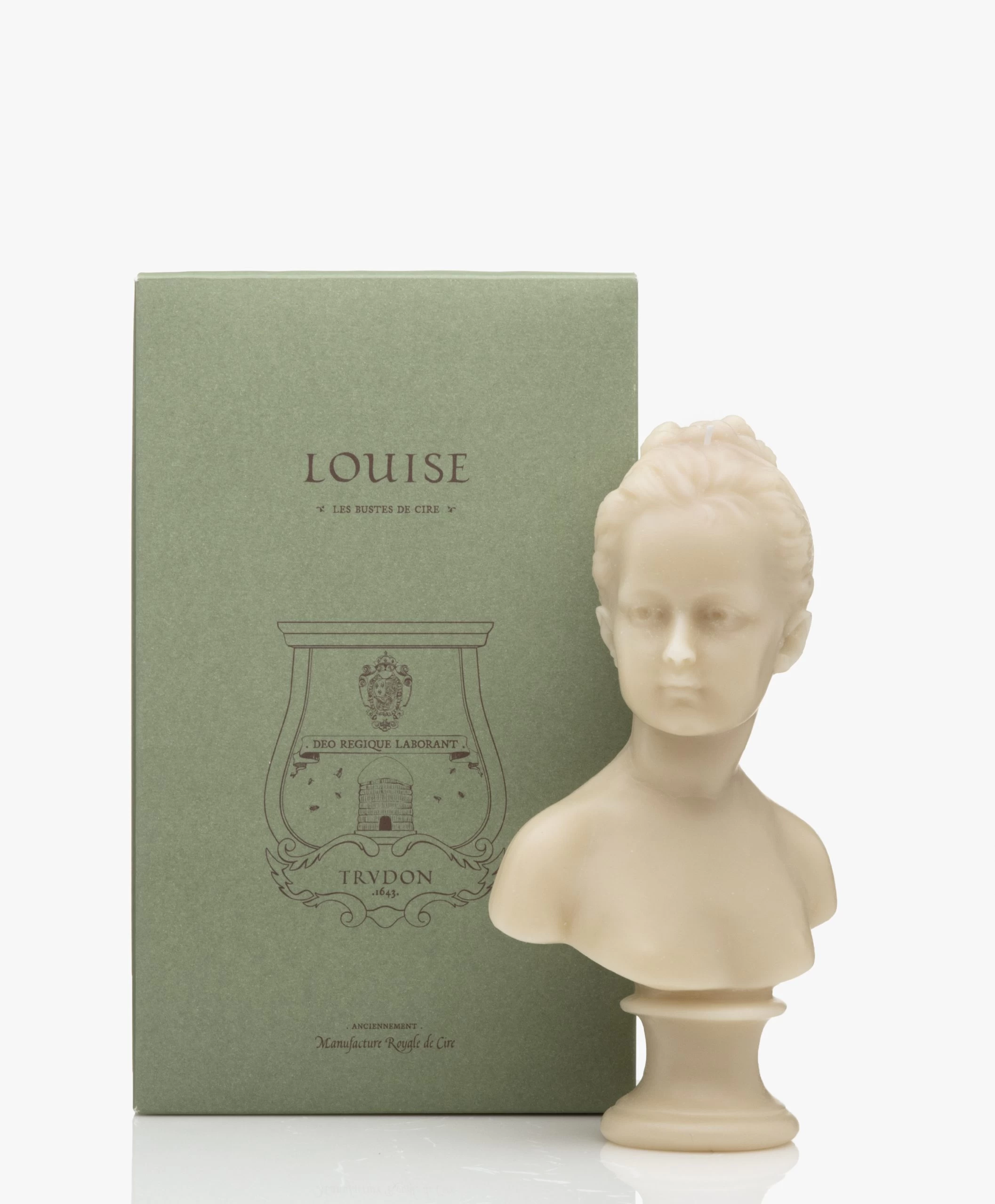 Trudon Handgemaakte Louise Sculptuur Kaars - Stone 3 Trudon Handgemaakte Louise Sculptuur Kaars - Stone