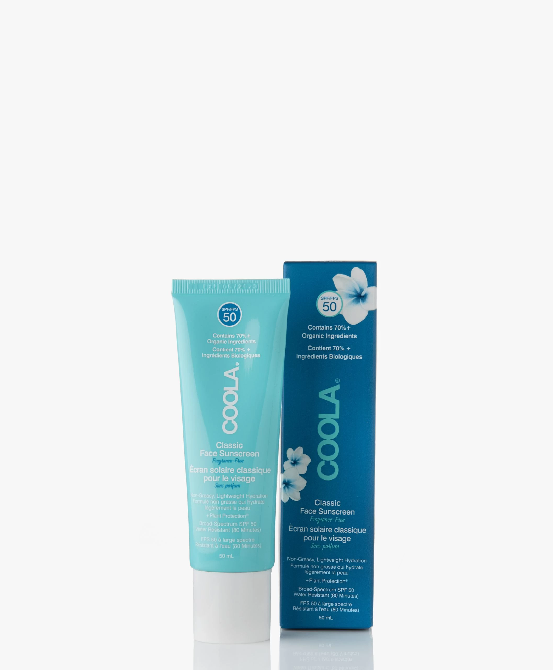 Coola Classic Face Spf 50 Zonnebrand - Unscented 4 Coola Classic Face Spf 50 Zonnebrand - Unscented - Afbeelding 2