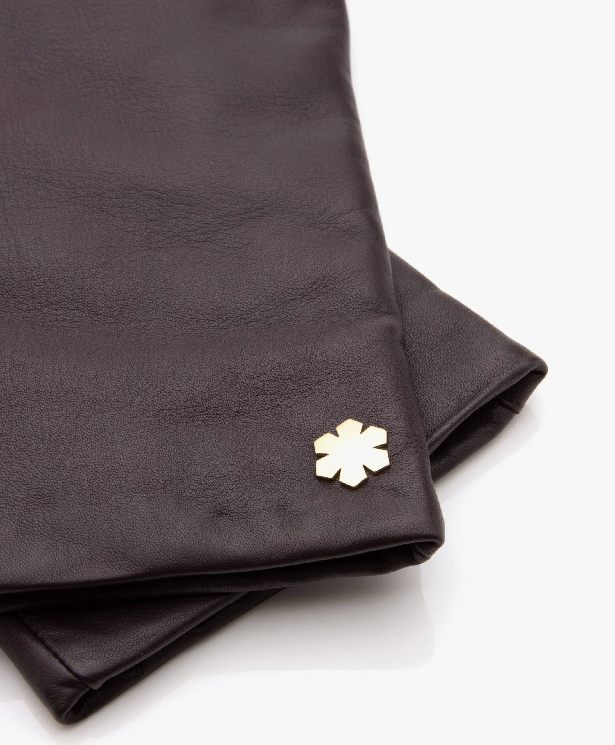 Rhanders Anna Lamsleren Handschoenen - Plum 4 Rhanders Anna Lamsleren Handschoenen - Plum - Afbeelding 2