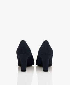 Panara Suède Pumps - Donkerblauw -Boetiek Modewinkel 576313f7 24fd 49b6 b58c 480ce04d358d 01