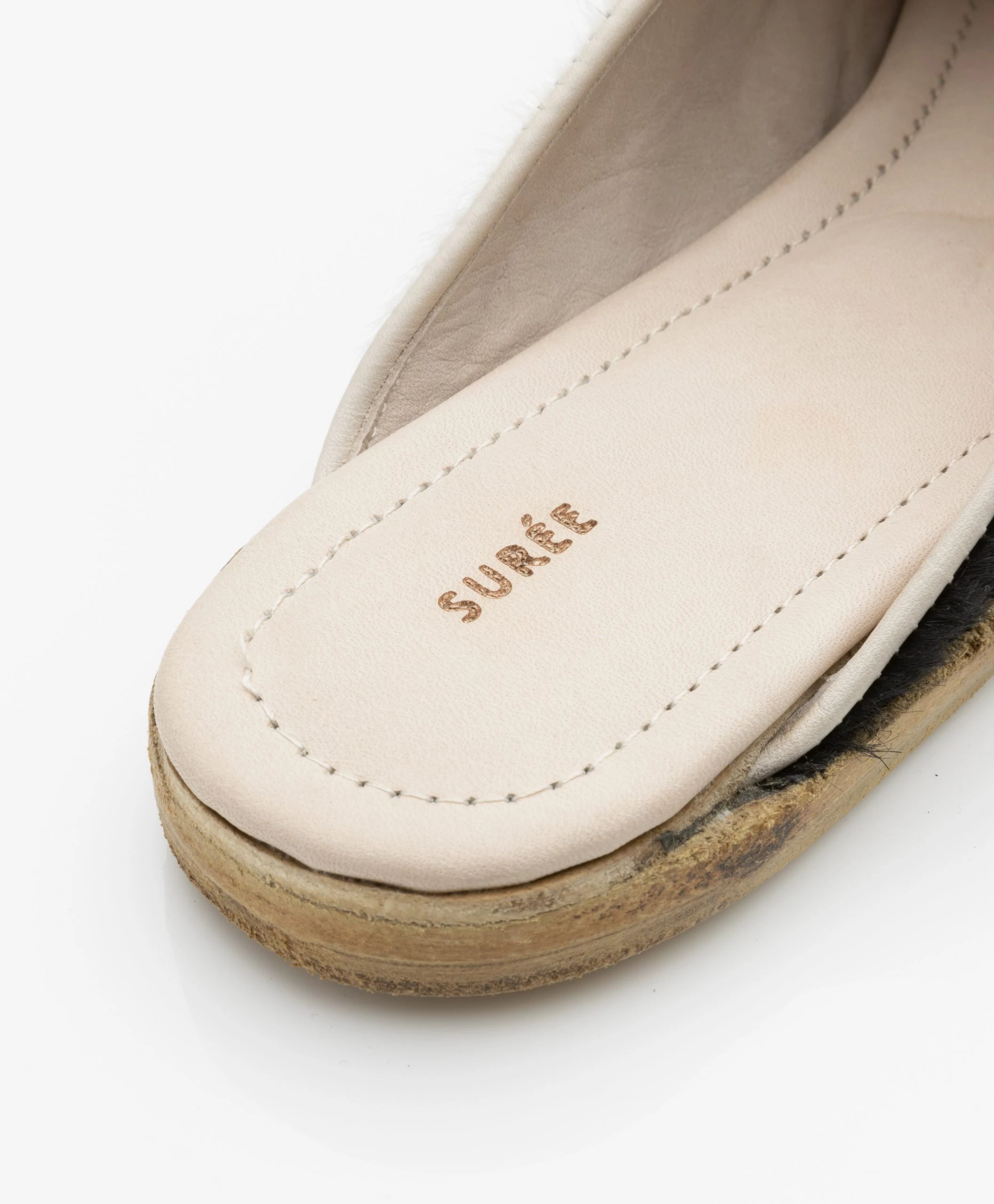 Surée Hairy Leren Mules - Zwart 13 Surée Hairy Leren Mules - Zwart - Afbeelding 11