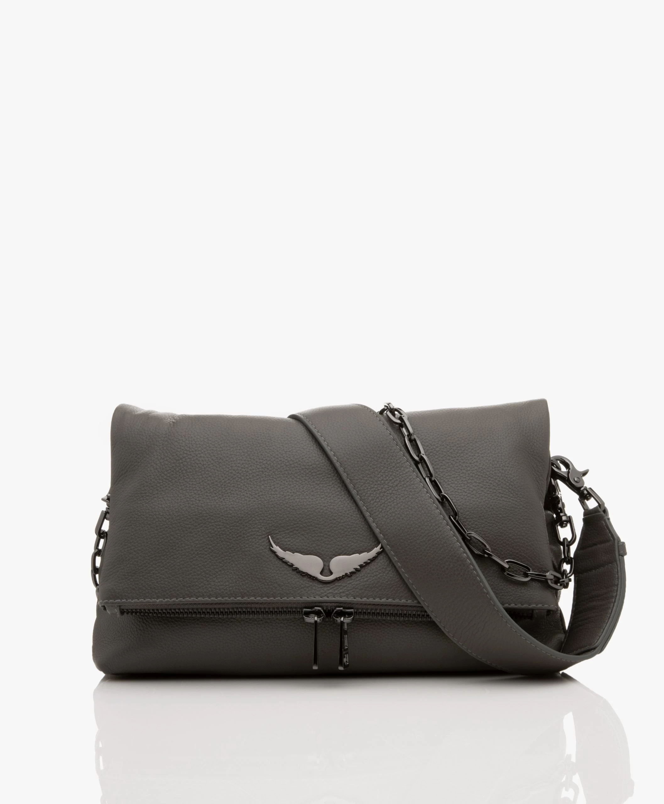 Zadig & Voltaire Rocky Leren Cross-Body Tas - Road 3 Zadig & Voltaire Rocky Leren Cross-Body Tas - Road