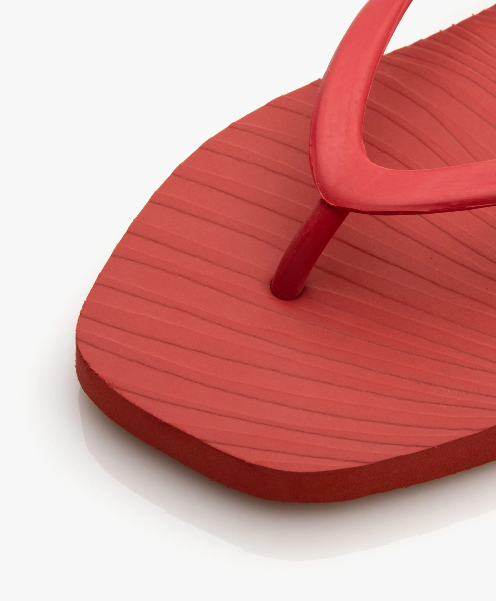 Sleepers Tapered Teenslippers Van Natuurlijk Rubber - Rood 5 Sleepers Tapered Teenslippers Van Natuurlijk Rubber - Rood - Afbeelding 3