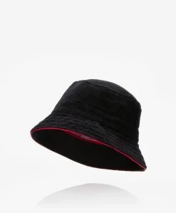 Baindoux Giza Katoen French Terry Bucket Hat - Zwart