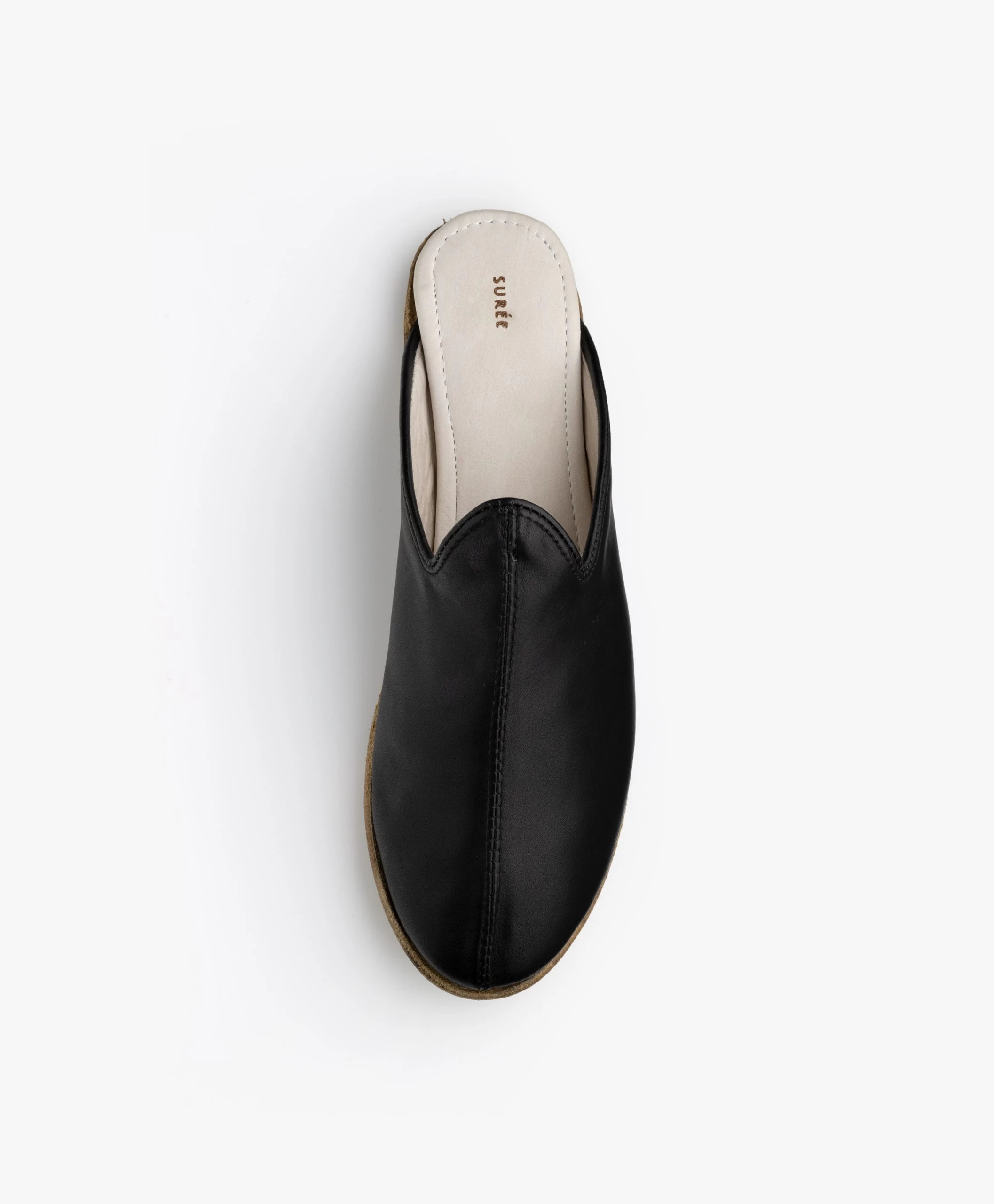 Surée Leren Mules - Onyx Zwart 9 Surée Leren Mules - Onyx Zwart - Afbeelding 7