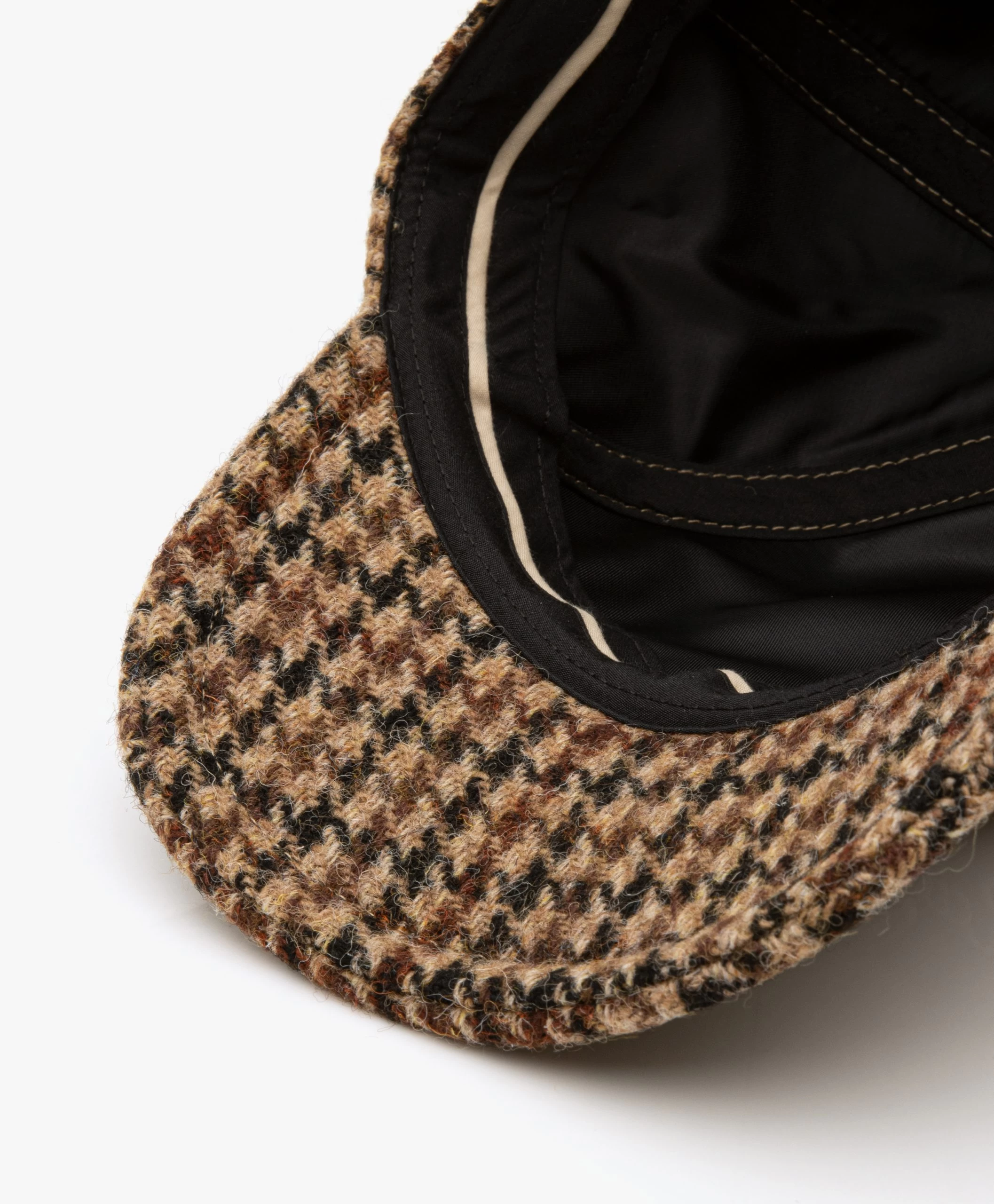 Rag & Bone Rb Heritage Pied-De-Poule Baseball Cap - Bruin 8 Rag & Bone Rb Heritage Pied-De-Poule Baseball Cap - Bruin - Afbeelding 6