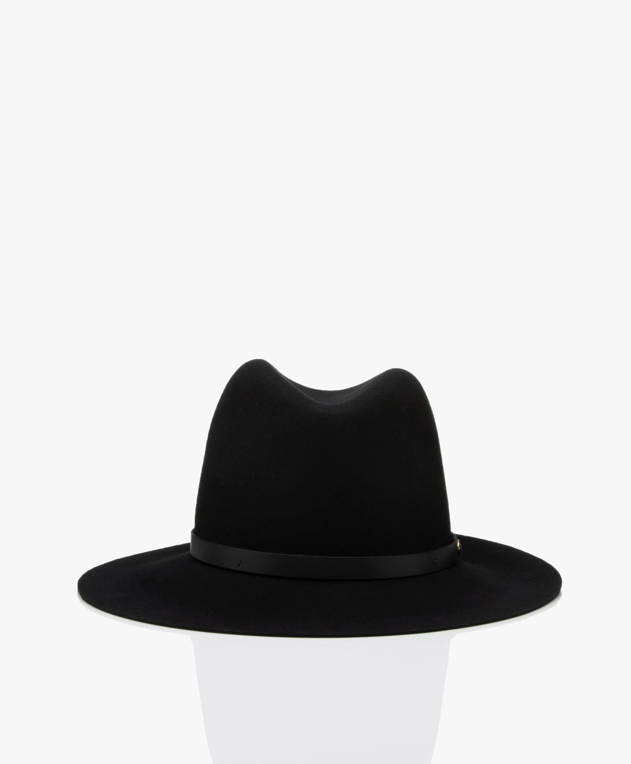 Rag & Bone Floppy Brim Fedora Hoed - Zwart 9 Rag & Bone Floppy Brim Fedora Hoed - Zwart - Afbeelding 7