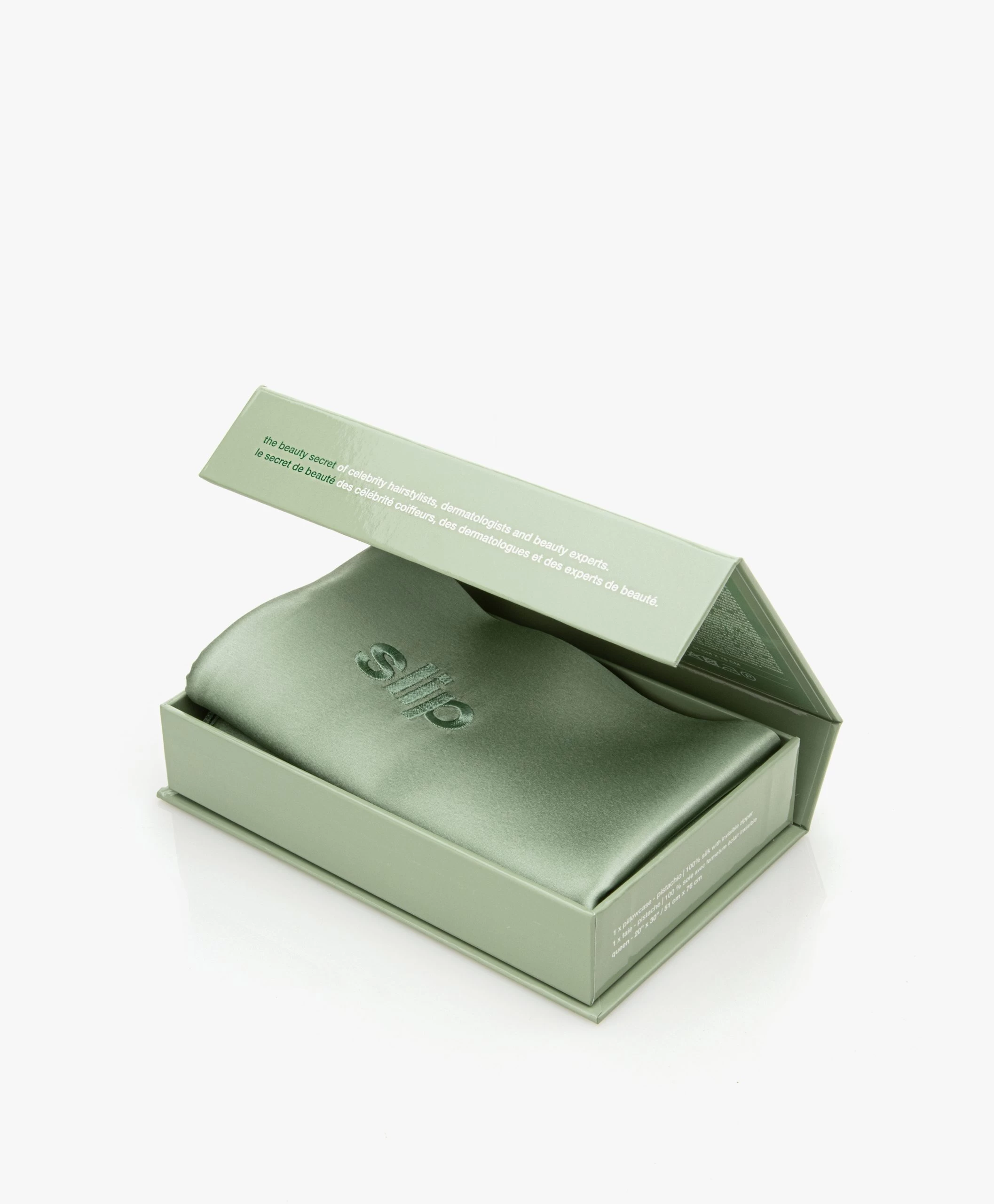 Slip™ Mulberry Zijden Kussensloop - Pistachio 5 Slip™ Mulberry Zijden Kussensloop - Pistachio - Afbeelding 3