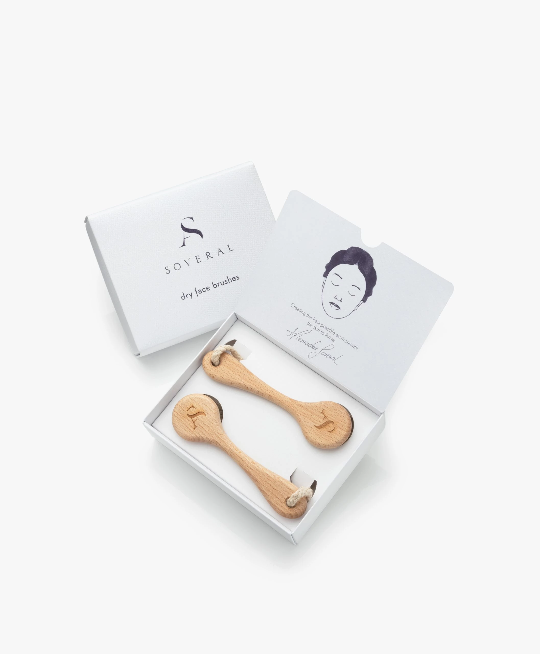 Soveral Exfoliërende Gezichtsborstels - Olijfhout 5 Soveral Exfoliërende Gezichtsborstels - Olijfhout - Afbeelding 3
