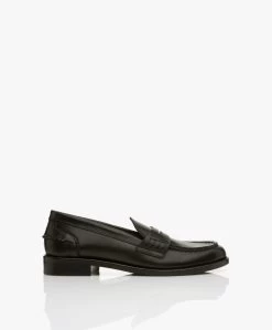 Closed Leren Loafers - Zwart