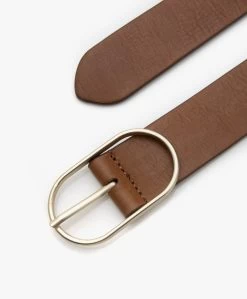 By-Bar Bella Leren Riem Met Ovale Gesp - Cognac -Boetiek Modewinkel 73e61a68 29b3 4029 9c91 4234bf886441 69