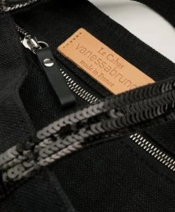 Vanessa Bruno Xl Grote Linnen Shopper - Zwart -Boetiek Modewinkel 7b8bcdbc 632f 47ab b3d1 8d39c35d62ed 361