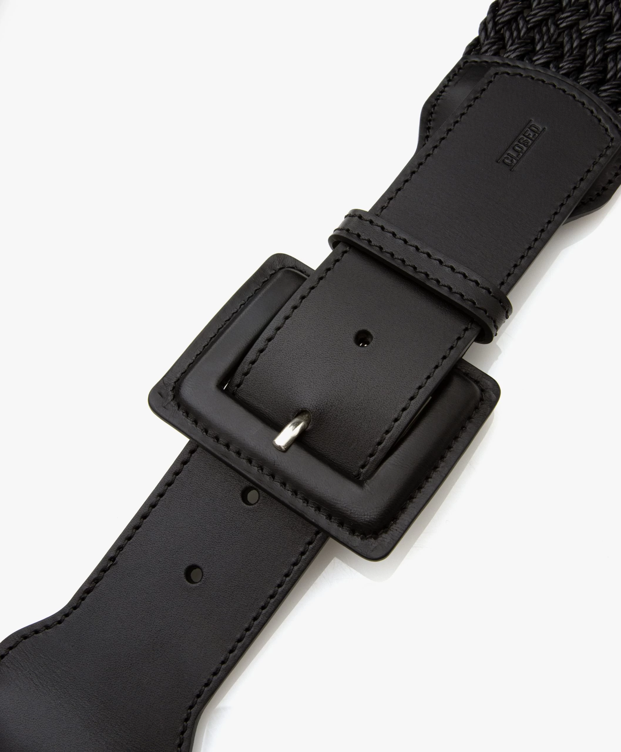 Closed Gevlochten Katoenen Riem - Zwart 6 Closed Gevlochten Katoenen Riem - Zwart - Afbeelding 4