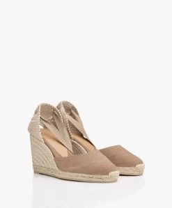 Castañer Carina 10Cm Canvas Sleehak Espadrilles - Tostado -Boetiek Modewinkel 83eaa3cb eb23 455b 9981 116df7ec6e7f 15