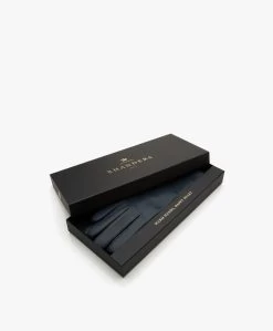 Rhanders Anna Lamsleren Handschoenen - Diepblauw -Boetiek Modewinkel 845961ad 7545 41c9 82d3 c24aefc3eee4 01