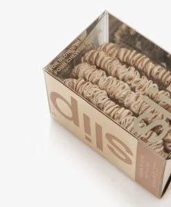 Slip™ 4-Pack Skinnies Zijden Scrunchies - Blonde -Boetiek Modewinkel 84717177 5cd7 46e0 b764 f899e5e89205 03