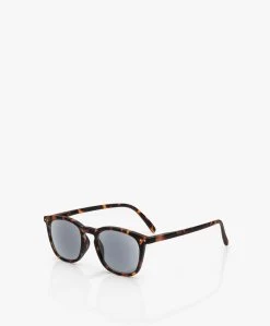 Izipizi Sun Reading #E Zonnebril Op Sterkte - Tortoise/Grijze Glazen