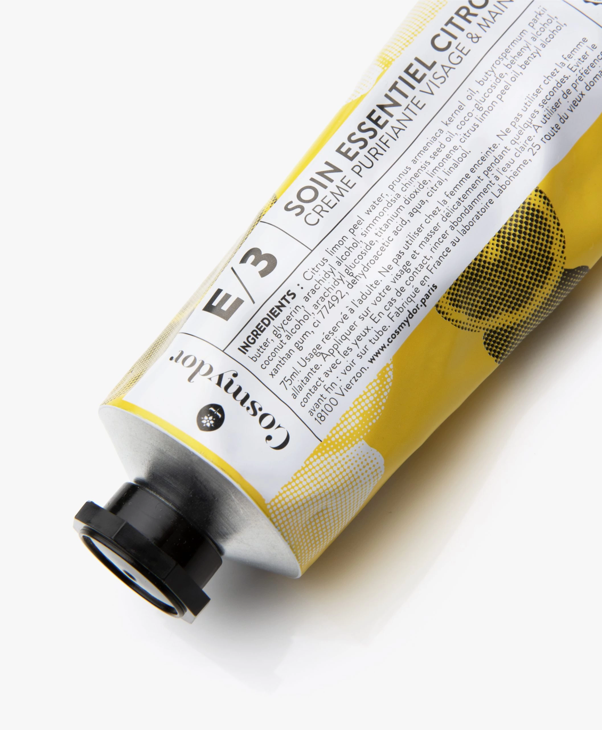 Cosmydor E/3 Moisturizing & Purifying Hand- En Gezichtscrème - Citroen 4 Cosmydor E/3 Moisturizing & Purifying Hand- En Gezichtscrème - Citroen - Afbeelding 2