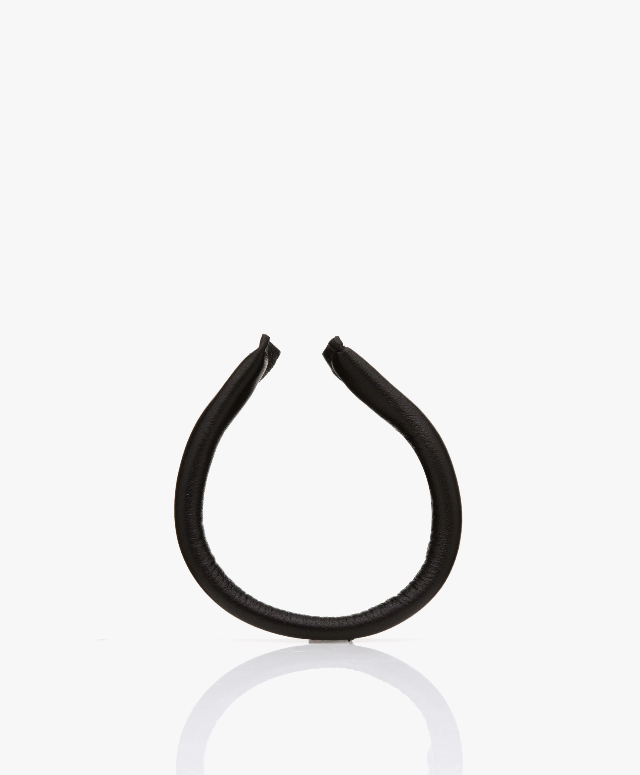 Slingher Leren Haarclip Large - Zwart 6 Slingher Leren Haarclip Large - Zwart - Afbeelding 4