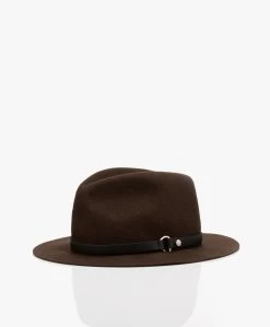 Rag & Bone Wollen Floppy Fedora Packable Hoed - Bruin Mêlee -Boetiek Modewinkel 92eebe79 e787 4a1e 9ac7 dcec6fe3cc65 05