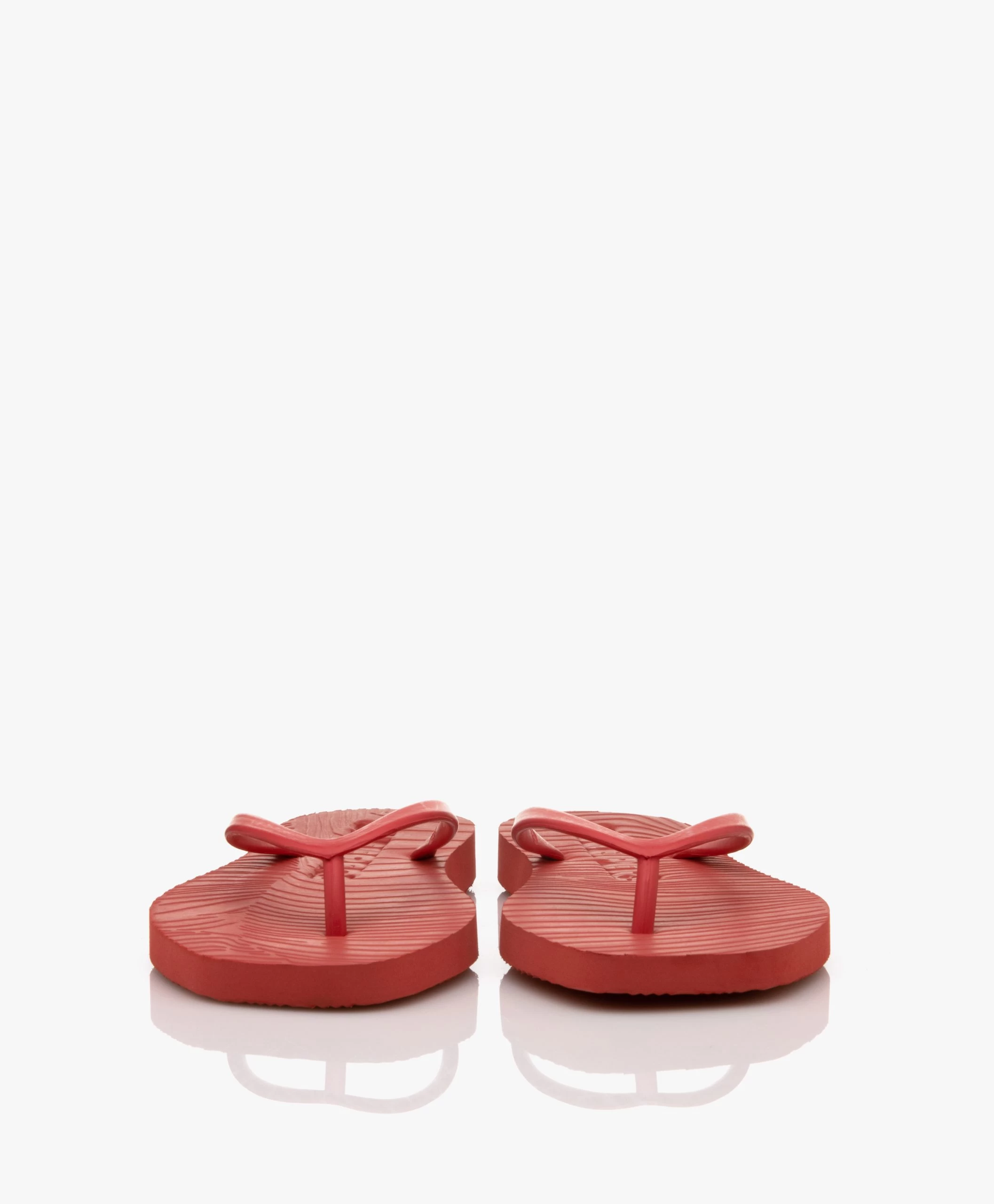Sleepers Tapered Teenslippers Van Natuurlijk Rubber - Rood 7 Sleepers Tapered Teenslippers Van Natuurlijk Rubber - Rood - Afbeelding 5