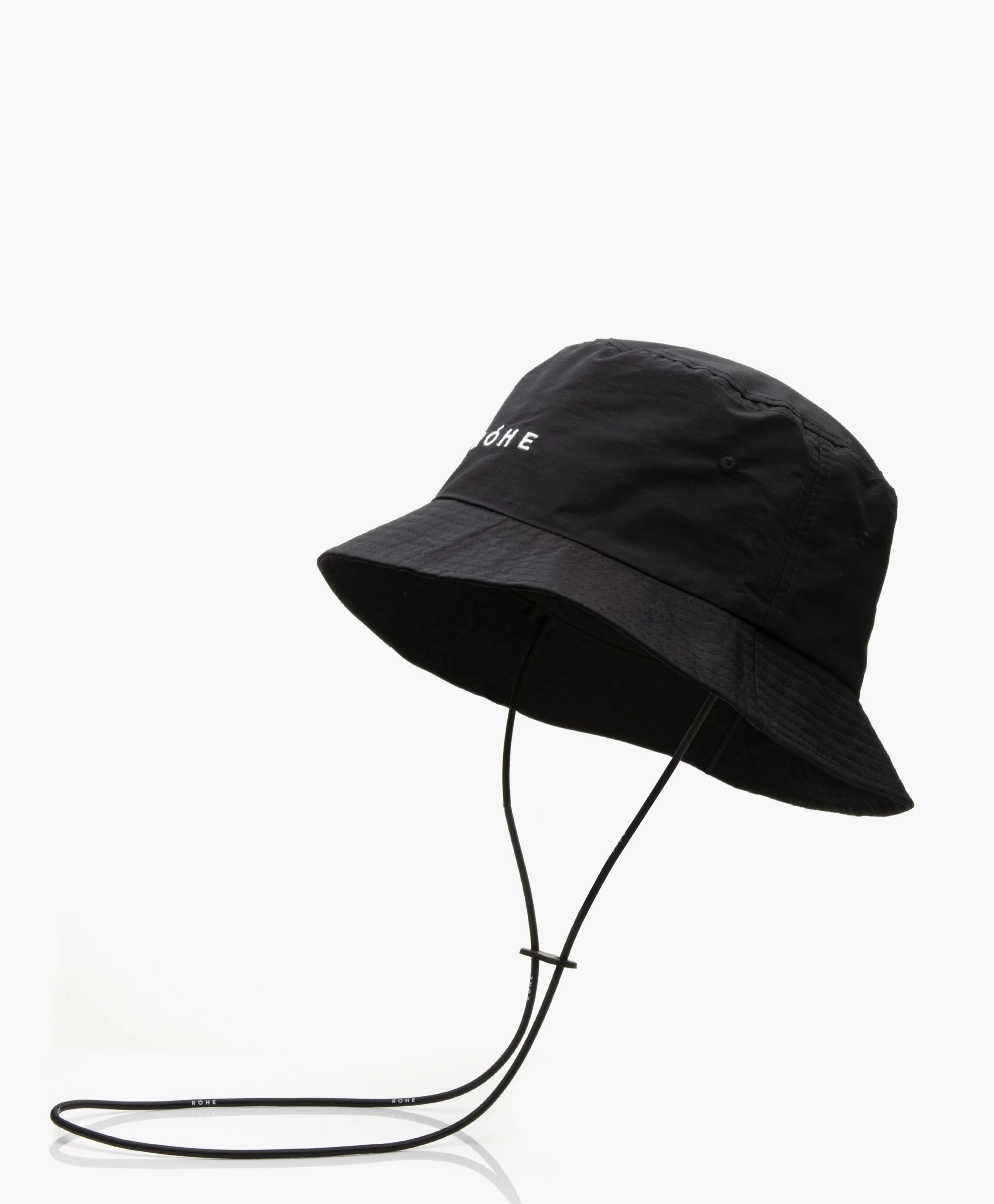 Róhe Waterafstotende Bucket Hat - Zwart 3 Róhe Waterafstotende Bucket Hat - Zwart