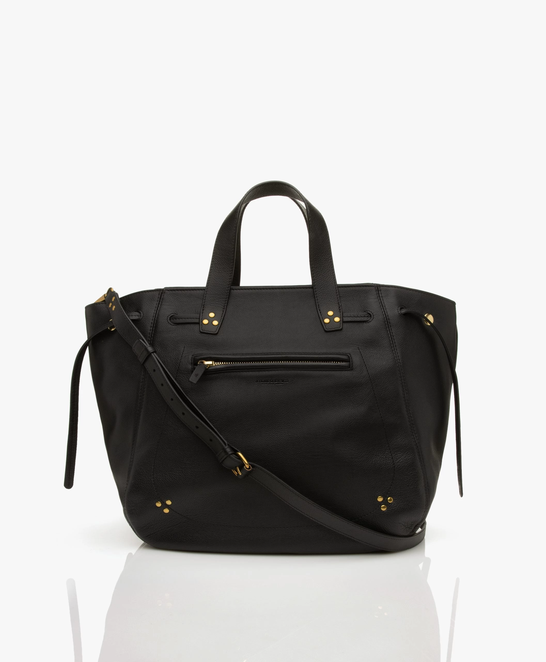 Jérôme Dreyfuss Jerome Dreyfuss Marius Leren Shopper - Zwart 3 Jérôme Dreyfuss Jerome Dreyfuss Marius Leren Shopper - Zwart