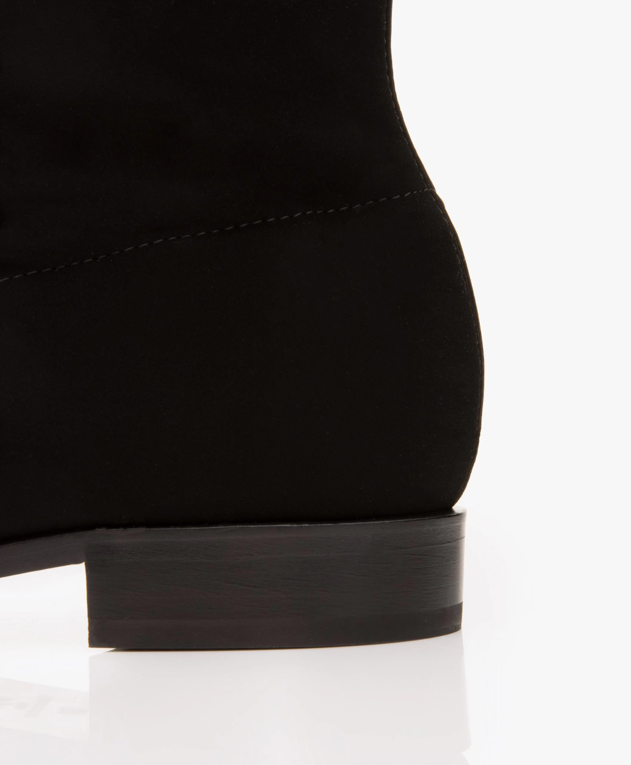 Panara Kniehoge Stretch Laarzen - Zwart 7 Panara Kniehoge Stretch Laarzen - Zwart - Afbeelding 5