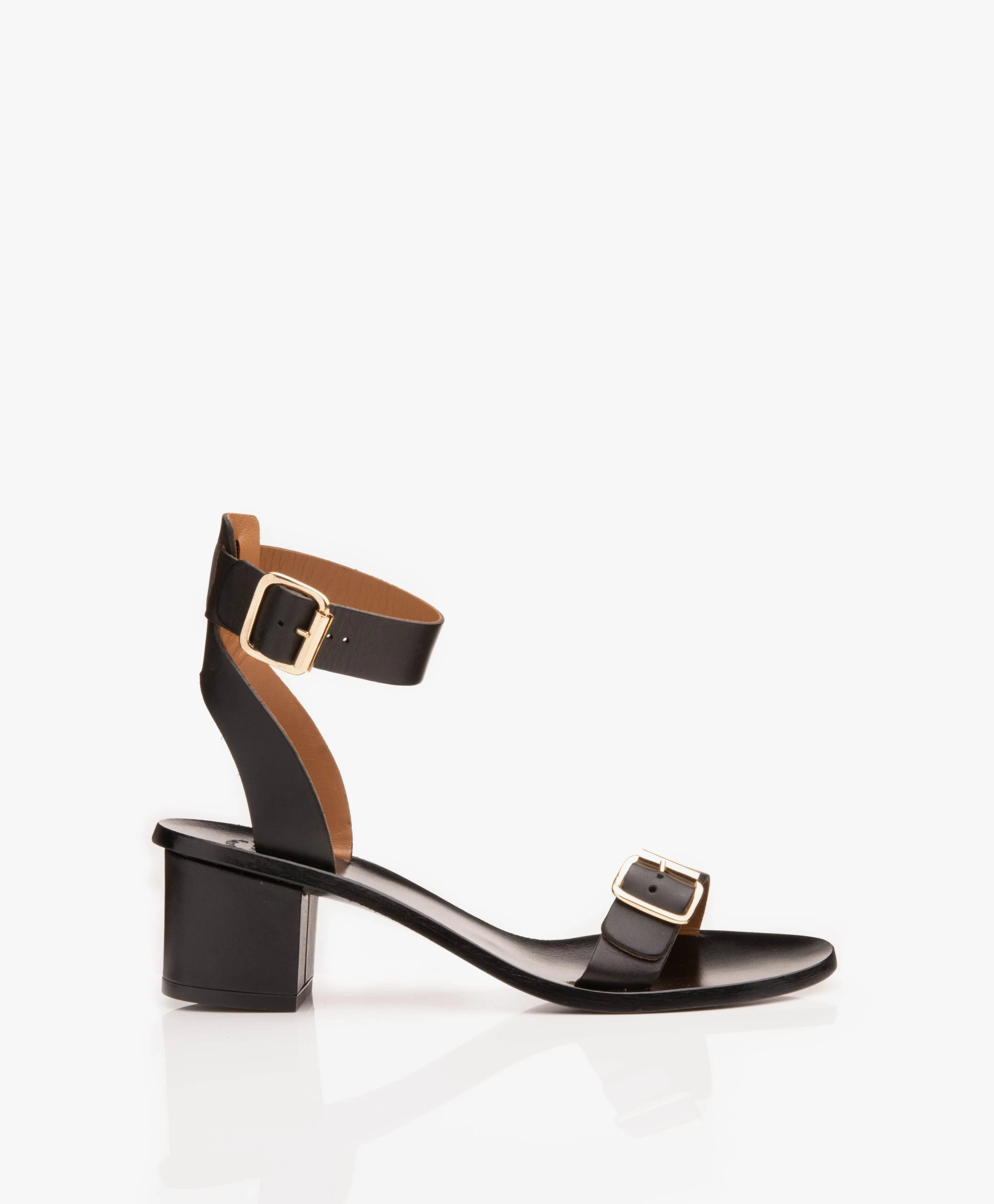 Atp Atelier Carmen Leren Sandalen Met Hak - Zwart 3 Atp Atelier Carmen Leren Sandalen Met Hak - Zwart