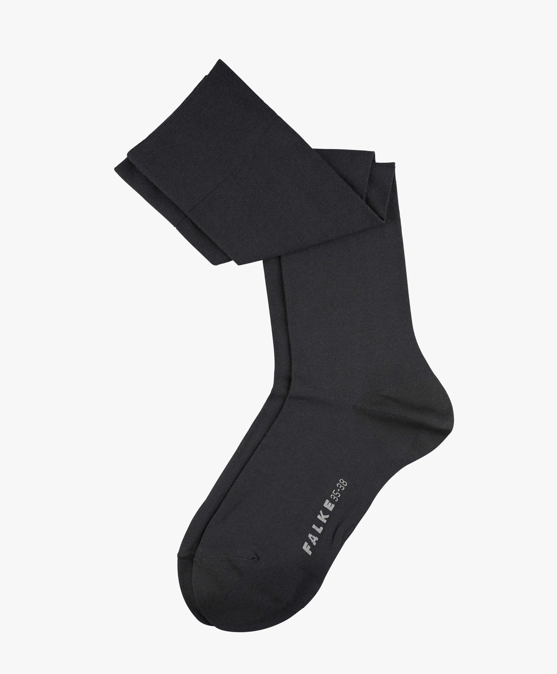 Falke Cotton Touch Sokken - Zwart 5 Falke Cotton Touch Sokken - Zwart - Afbeelding 3