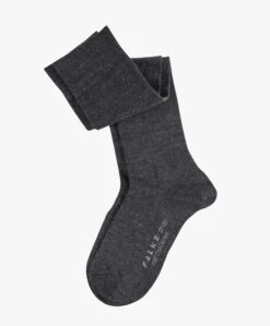 Falke Softmerino Kniekousen - Antracietgrijs Melee -Boetiek Modewinkel FALKE Softmerino Kniekousen Antracietgrijs Melee 03
