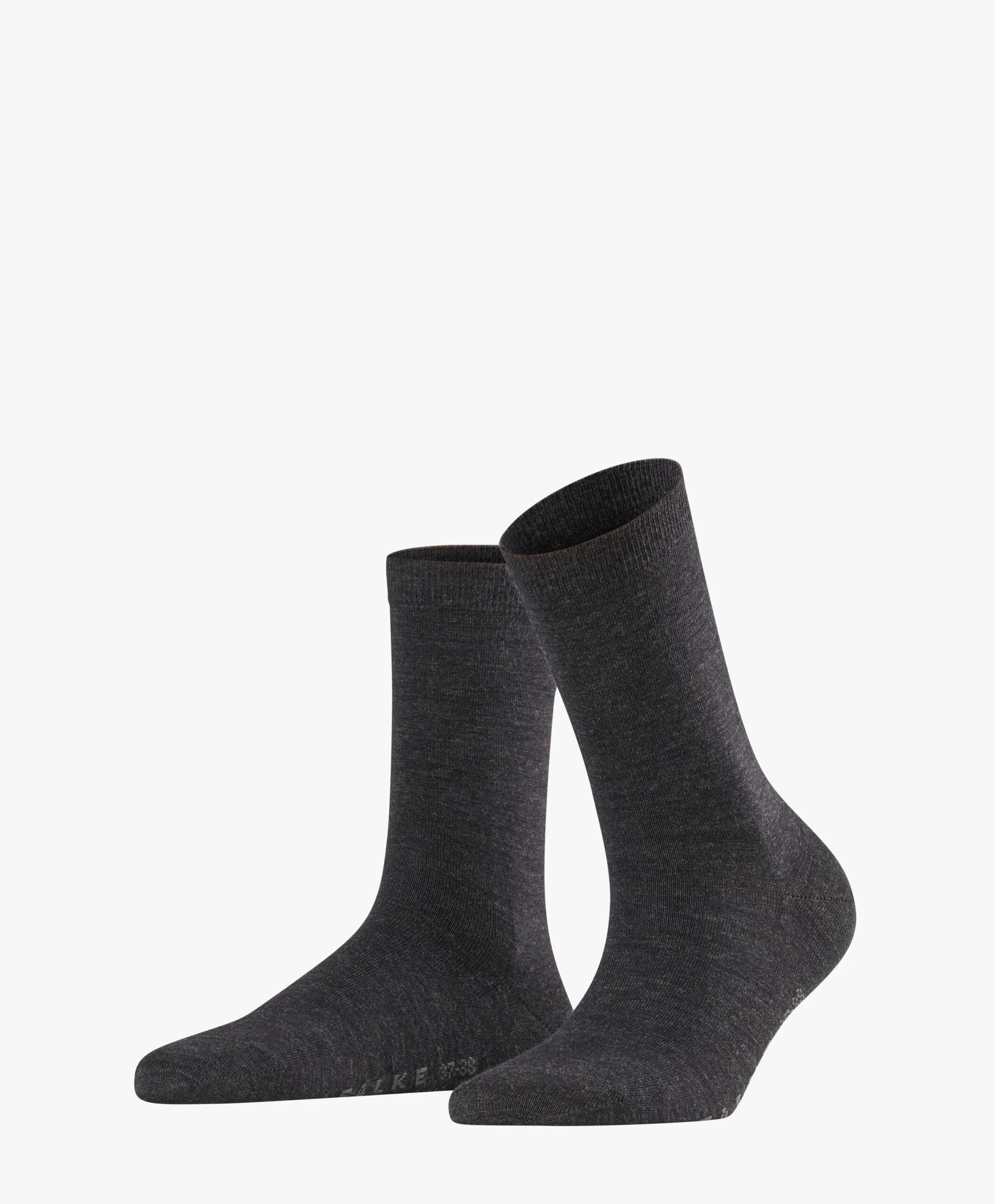 Falke Softmerino Sokken - Antracietgrijs Mêlee 4 Falke Softmerino Sokken - Antracietgrijs Mêlee - Afbeelding 2