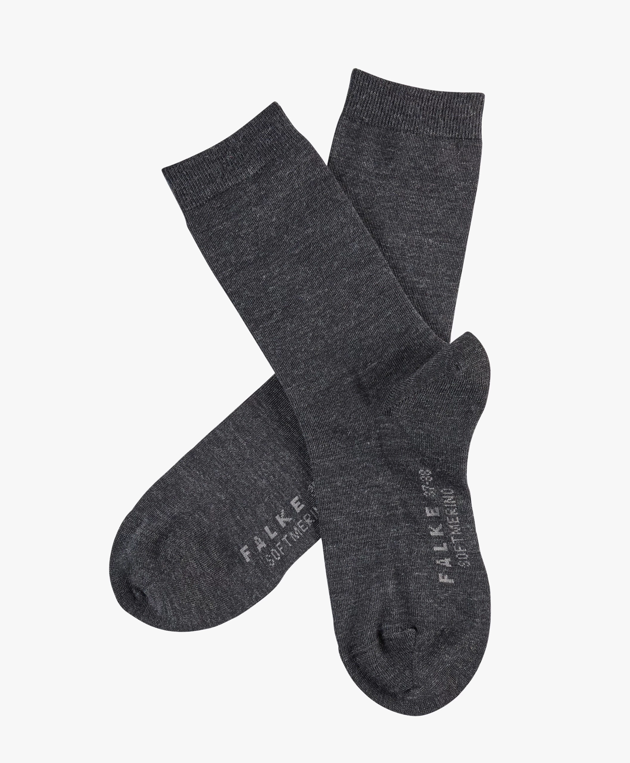Falke Softmerino Sokken - Antracietgrijs Mêlee 5 Falke Softmerino Sokken - Antracietgrijs Mêlee - Afbeelding 3