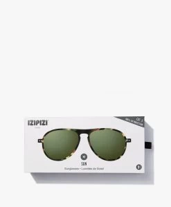 Izipizi Sun #I Zonnebril - Tortoise/Groene Glazen 14 Izipizi Sun #I Zonnebril - Tortoise/Groene Glazen -Boetiek Modewinkel IZIPIZI SUN I Zonnebril TortoiseGroene Glazen 04