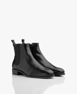 Panara Chelsea Leren Laarzen - Zwart 11 Panara Chelsea Leren Laarzen - Zwart -Boetiek Modewinkel Panara Chelsea Leren Laarzen Zwart 285