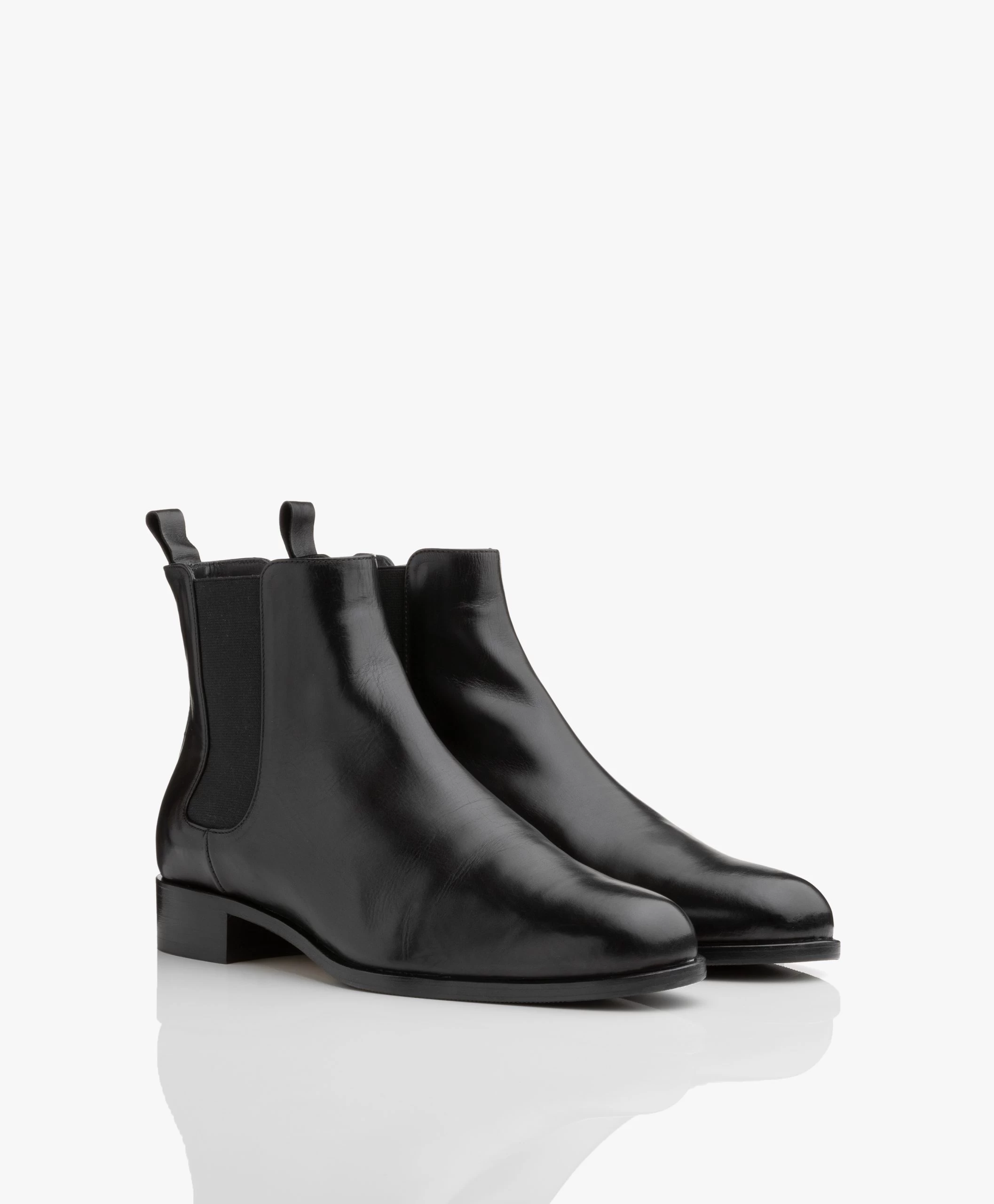 Panara Chelsea Leren Laarzen - Zwart 5 Panara Chelsea Leren Laarzen - Zwart - Afbeelding 3