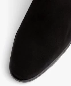 Panara Chelsea Suède Leren Laarzen - Zwart 11 Panara Chelsea Suède Leren Laarzen - Zwart -Boetiek Modewinkel Panara Chelsea Sude Leren Laarzen Zwart 02